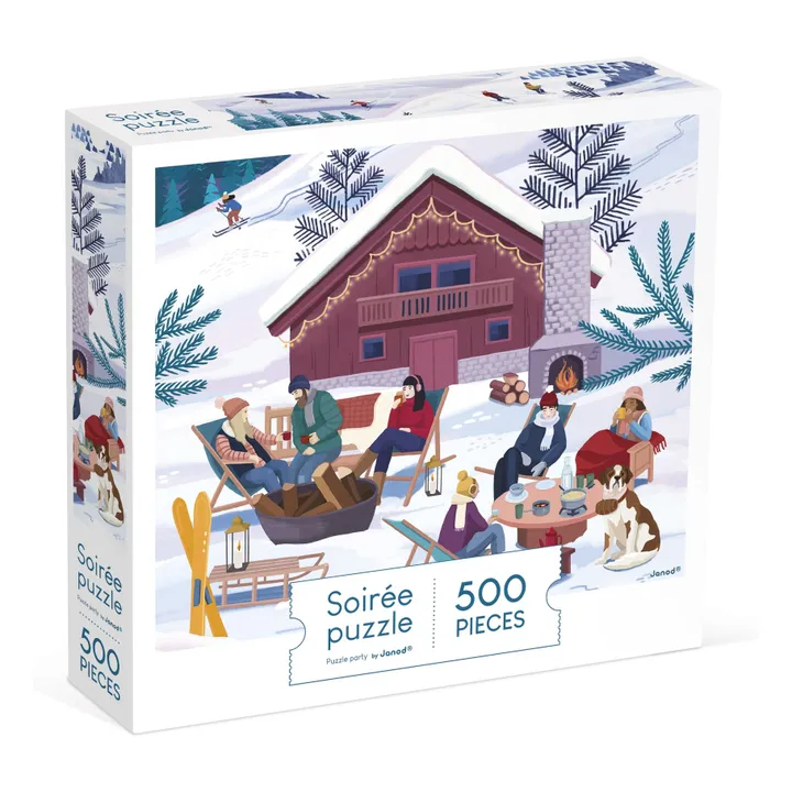 Puzzle Inverno in montagna - 500 pezzi- Immagine del prodotto n°2