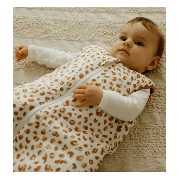 Saco de dormir multiestacional reversible de doble gasa de algodón | Rosa Viejo- Imagen del producto n°2