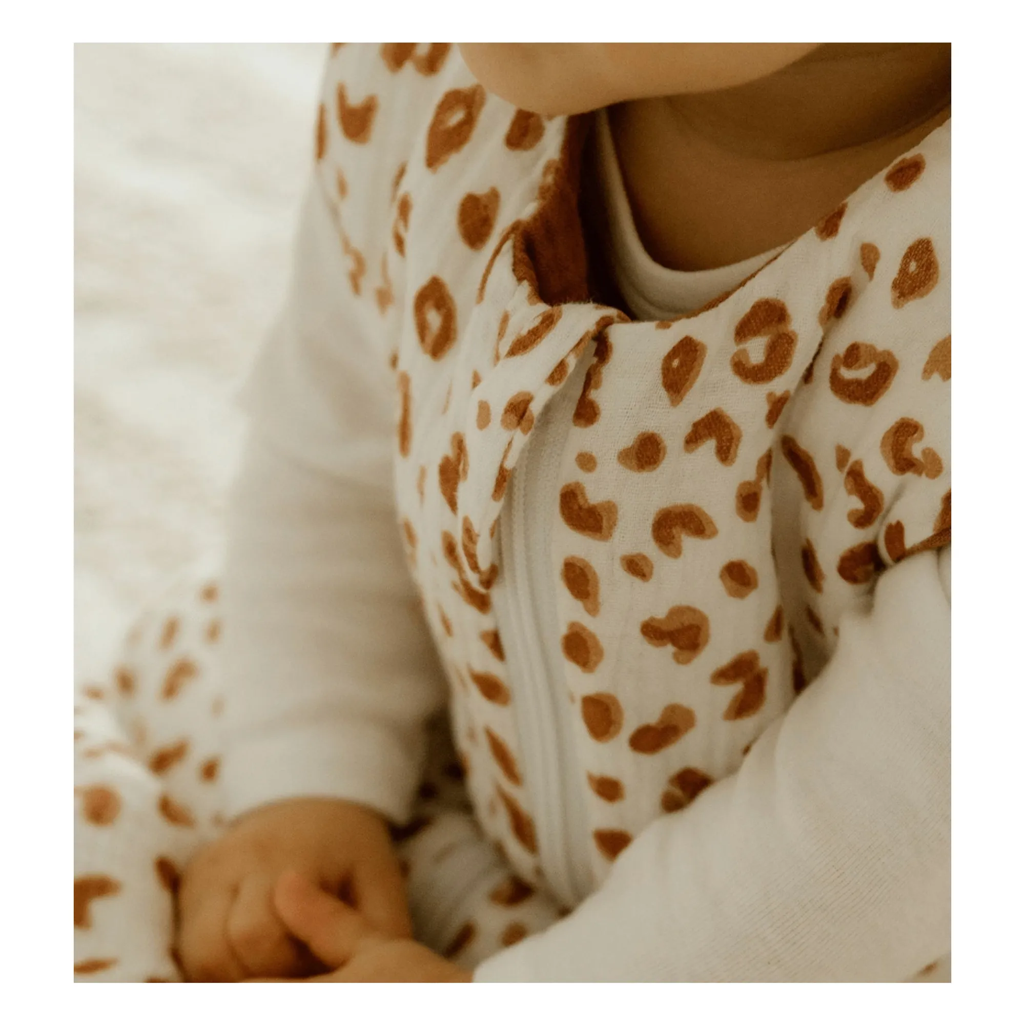 Saco de dormir multiestacional reversible de doble gasa de algodón | Rosa Viejo- Imagen del producto n°5
