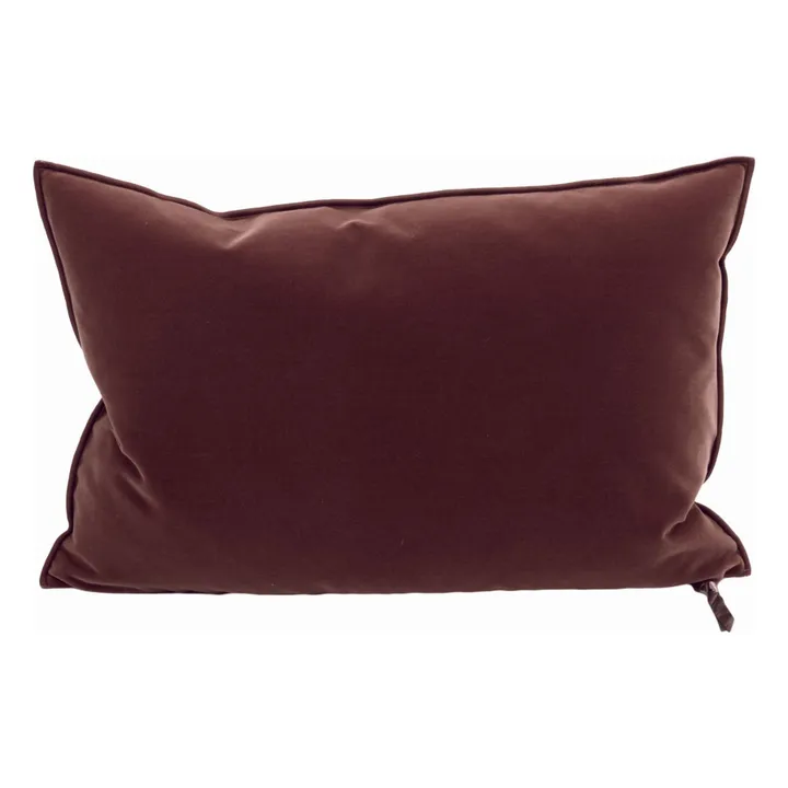 Coussin en velours Palazzo | Argile- Image produit n°0