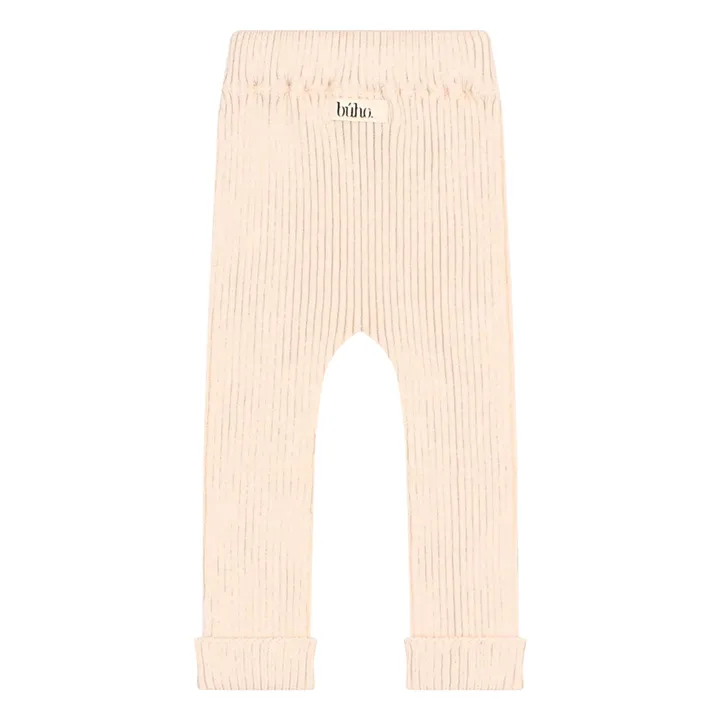 Legging Maille Coton Bio | Ecru- Image produit n°1