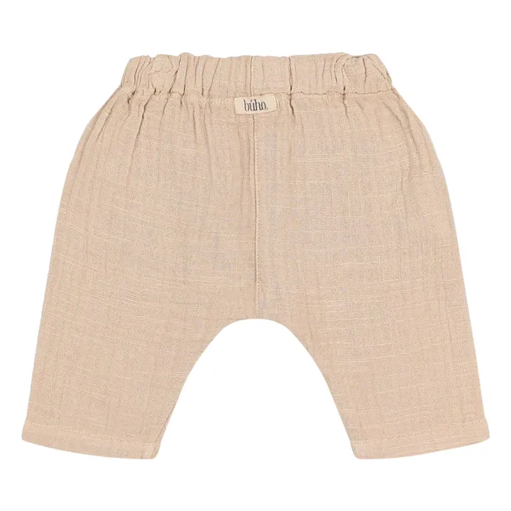 Pantalon Gaze de Coton Bio | Sable- Image produit n°2