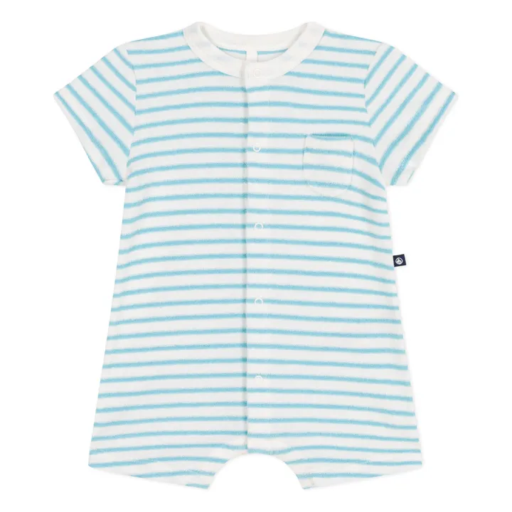 Combishort Bara Coton Bio | Turquoise- Image produit n°0