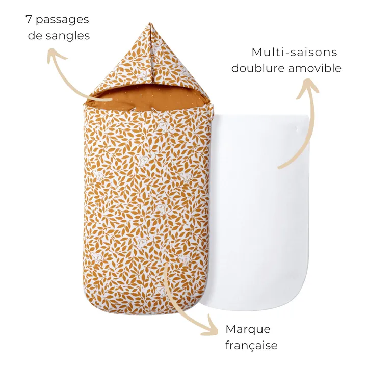 Nido d'angelo reversibile multistagione | Caramello- Immagine del prodotto n°4