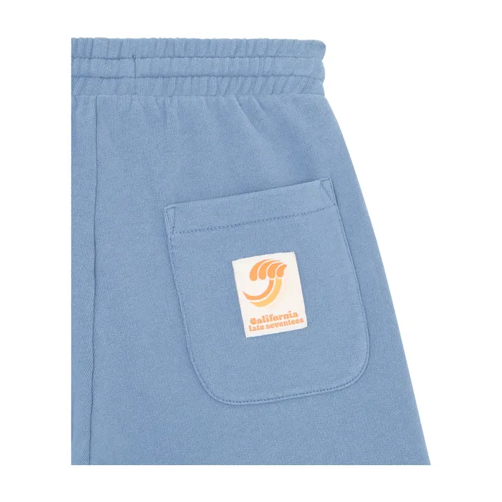 Short en Coton Bio | Bleu jean- Image produit n°1