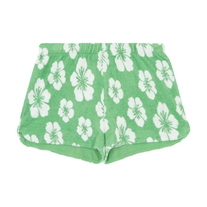 Short en éponge Bio | Vert- Image produit n°0