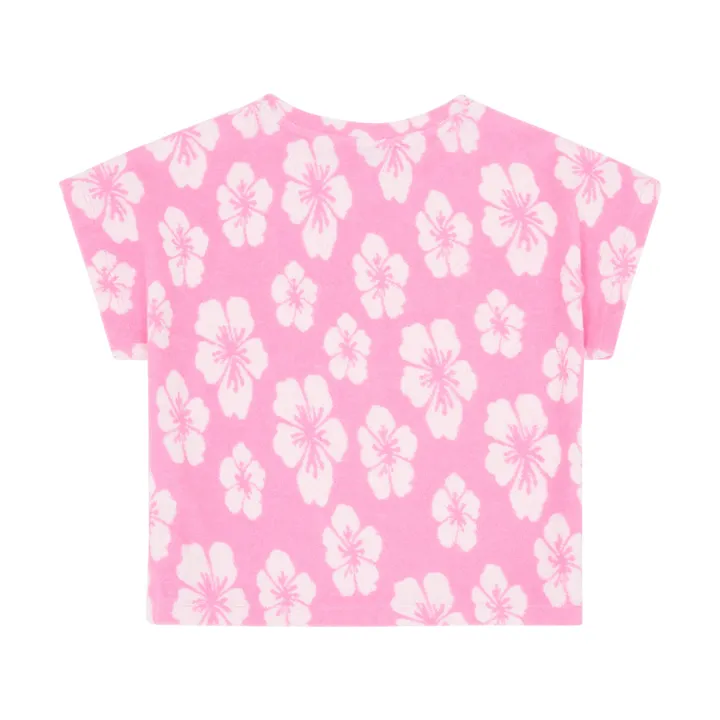T-shirt bio en tissu éponge | Rose- Image produit n°2