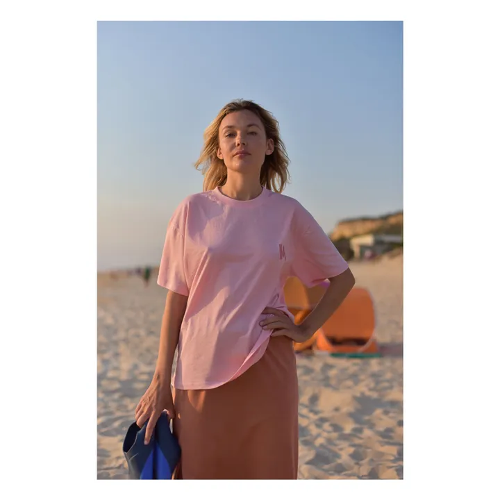 T-shirt Jil M Coton Bio - Collection Femme | Rose- Image produit n°0