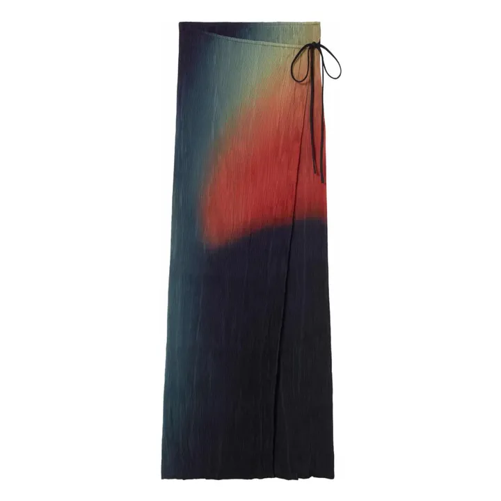 Jupe Bookeh Pauline Fibres Recyclées | Bleu foncé- Image produit n°0