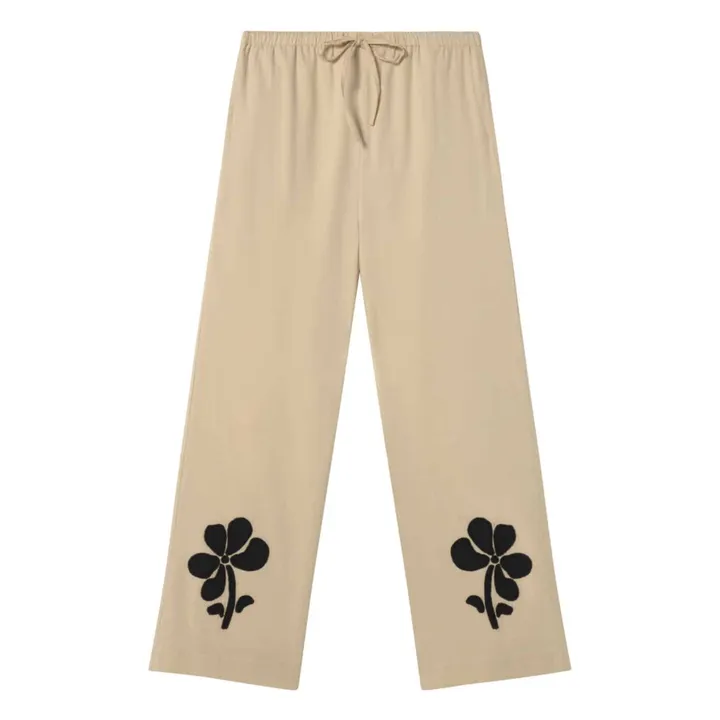 Pantalon Marygold Brigitte Coton Bio | Ecru- Image produit n°0
