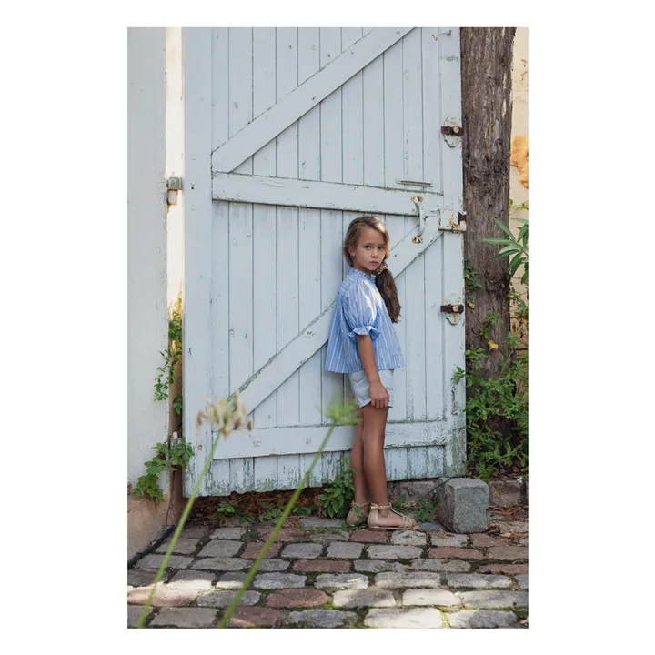 Blouse Toscane | Bleu- Image produit n°2