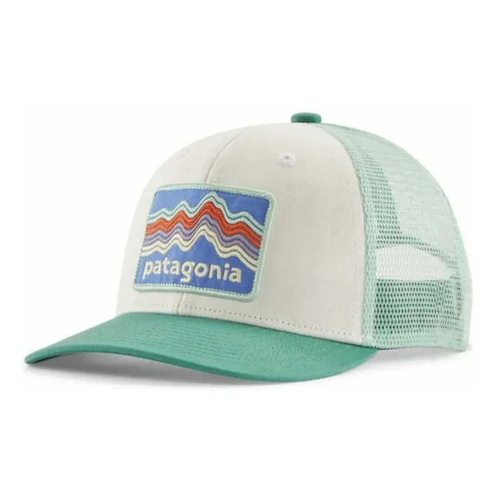 Organic cotton Trucker cap | Chrome green- Product image n°0