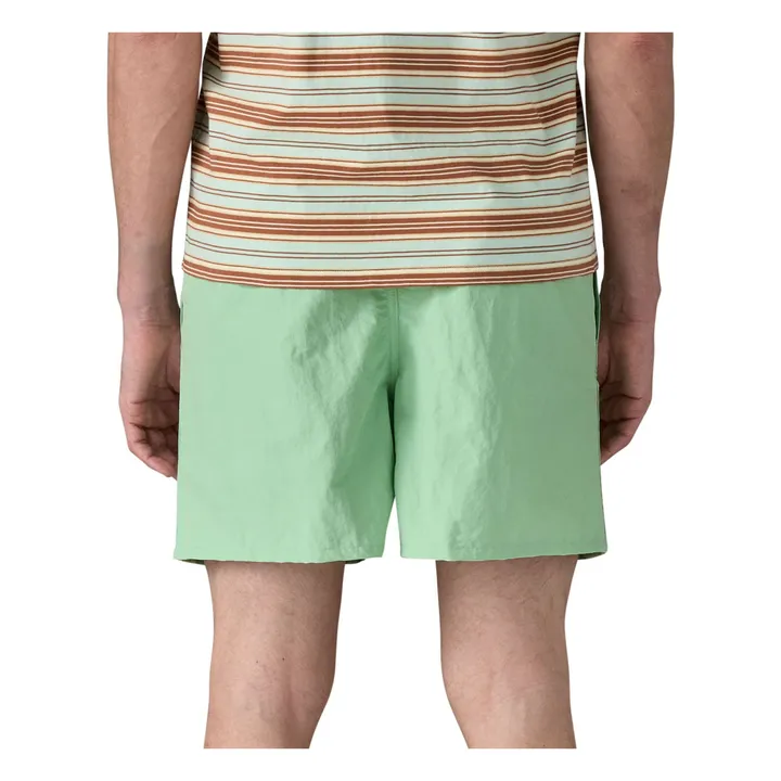 Short de Bain Baggy Fibres Recyclées | Vert céladon- Image produit n°3