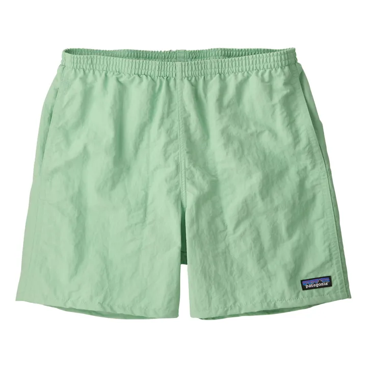 Short de Bain Baggy Fibres Recyclées | Vert céladon- Image produit n°0