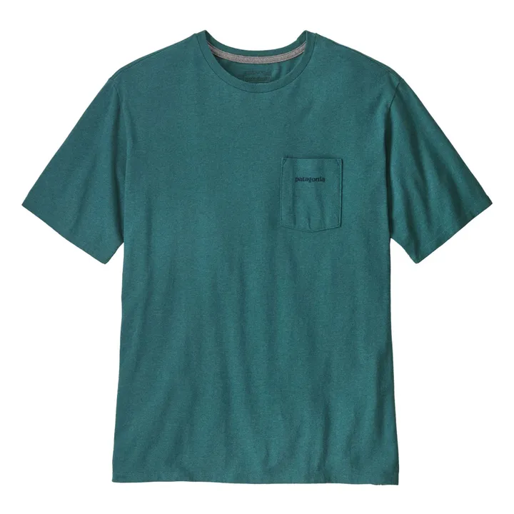 T-shirt Boardshort Logo Responsibili Fibres Recyclées | Bleu canard- Image produit n°0