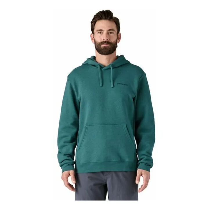 Hoodie Boardshort Uprisal Fibres Recyclées | Bleu canard- Image produit n°1