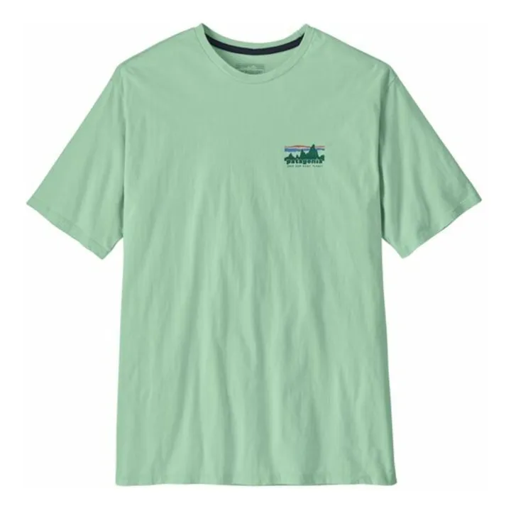 T-shirt 73 Skyline Coton Bio | Vert céladon- Image produit n°0
