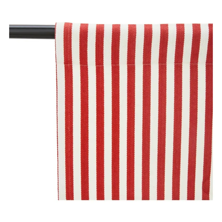 Striped curtain | Red- Product image n°0