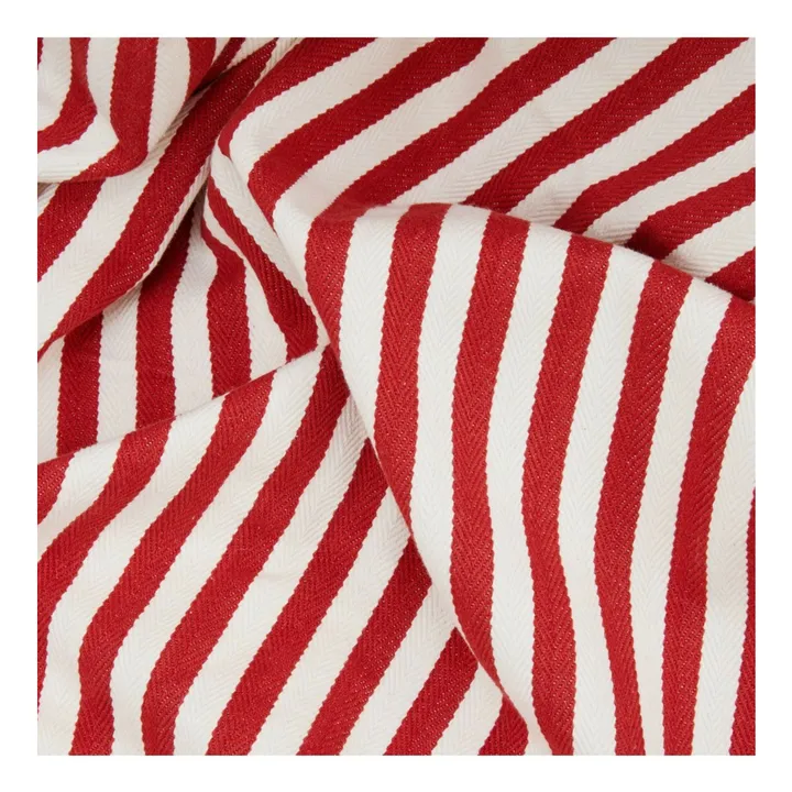 Striped curtain | Red- Product image n°3