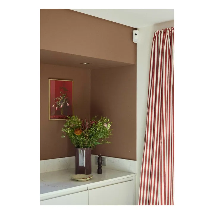 Striped curtain | Red- Product image n°1