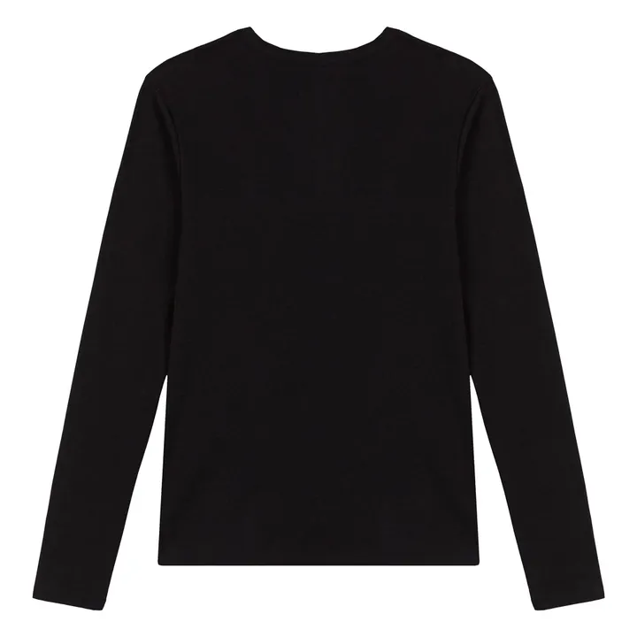 l'Iconique Long Sleeve T-Shirt - Damenkollektion -. | Schwarz- Produktbild Nr. 3