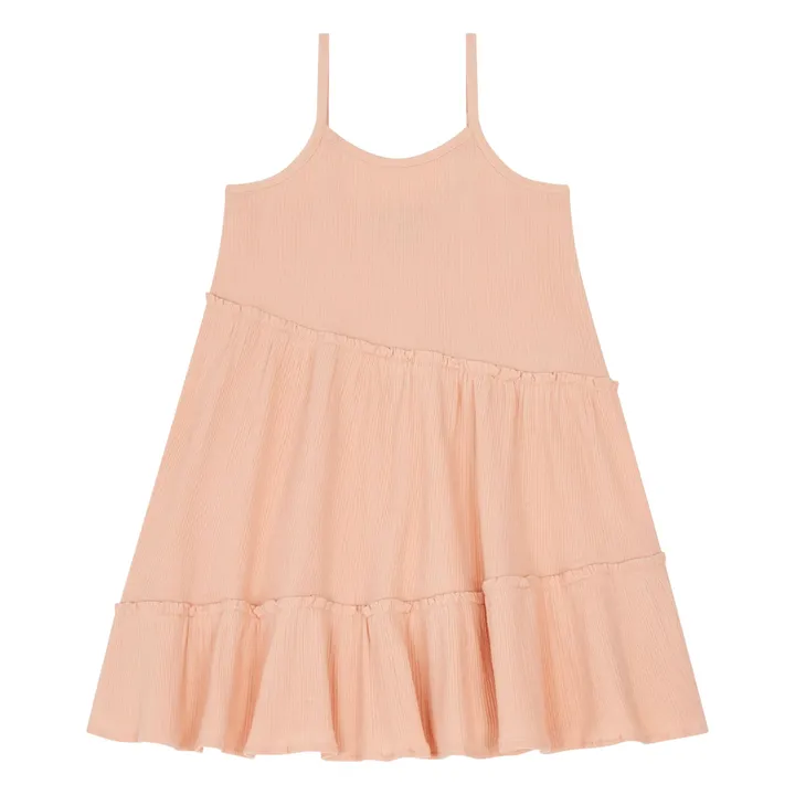 Robe en Gaze Coton Bio | Rose- Image produit n°0