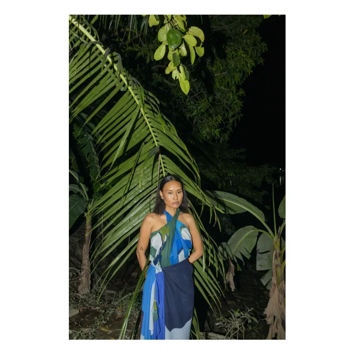 Foulard Galet | Bleu- Image produit n°0