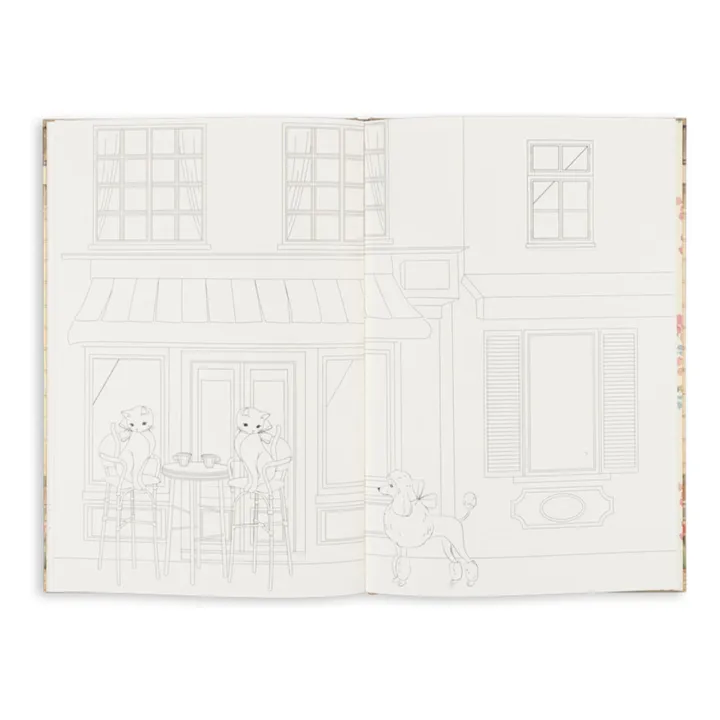 Cahier de coloriage avec ses stickers- Image produit n°4