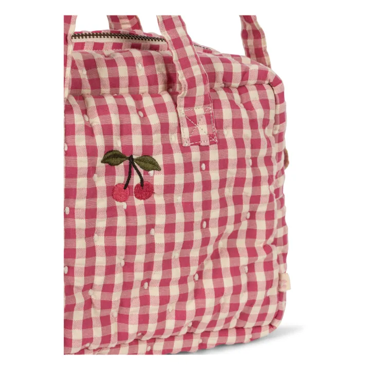 Sac à langer pour poupée Bubblegum Check | Rose- Image produit n°4