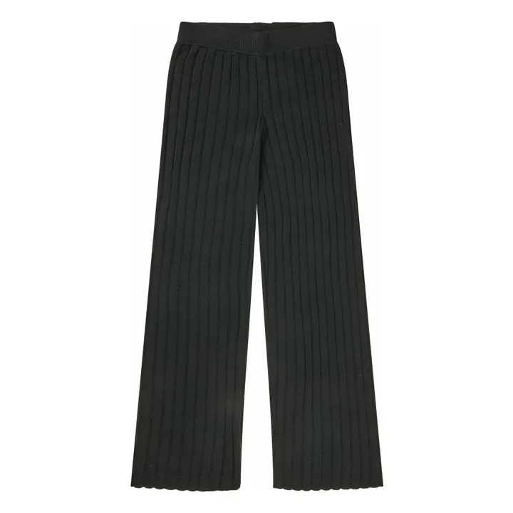 Pantalon Côtelé Coton Bio - Collection Femme | Noir- Image produit n°0