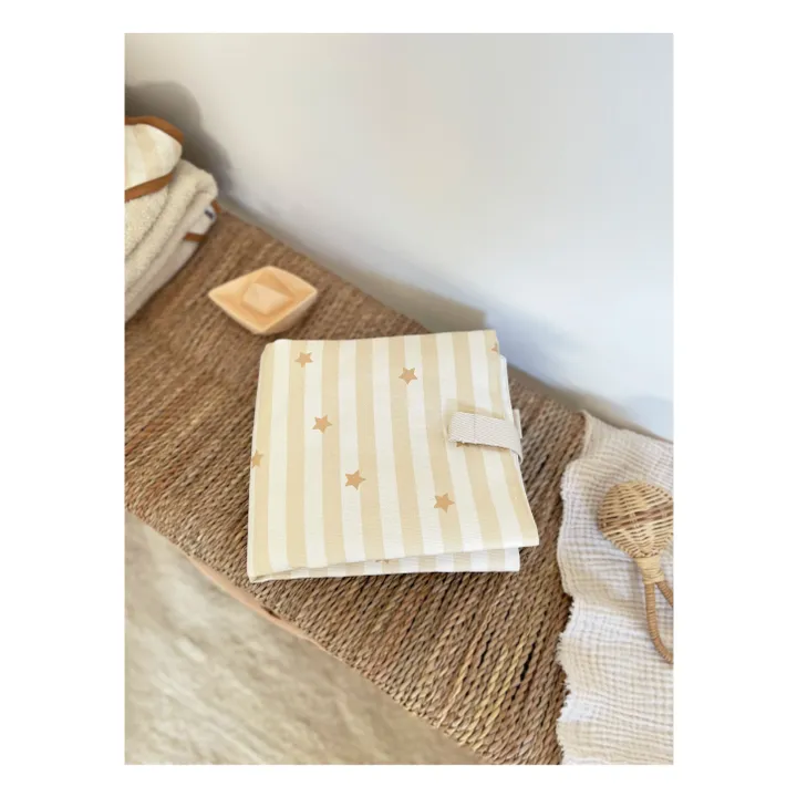 Matelas à langer de voyage Adam | Jaune pâle- Image produit n°1