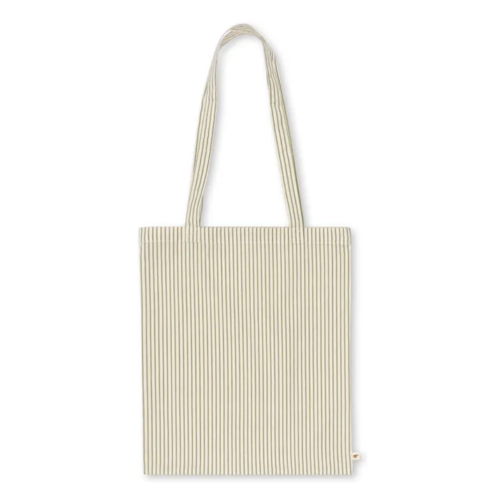 Parure de lit Tea Stripe | Vert kaki- Image produit n°2