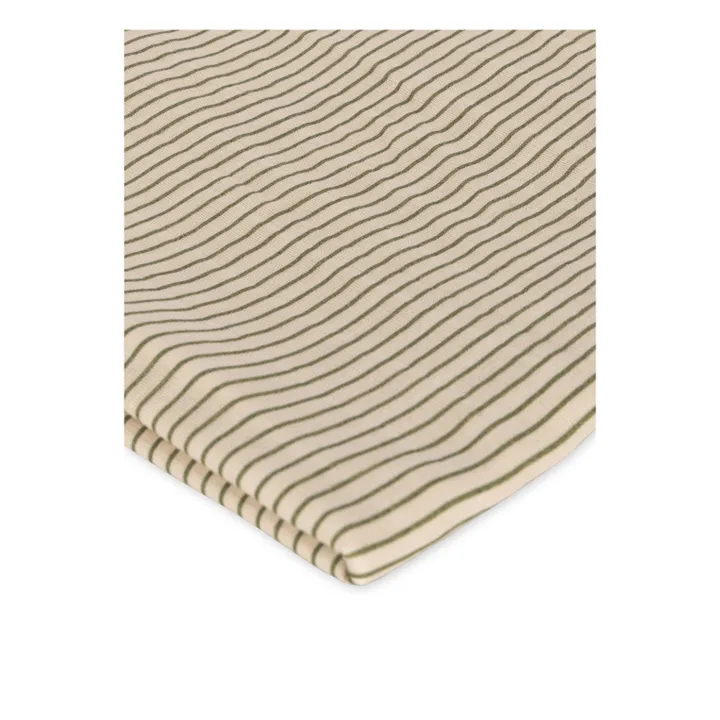 Lange Tea Stripe | Vert kaki- Image produit n°1