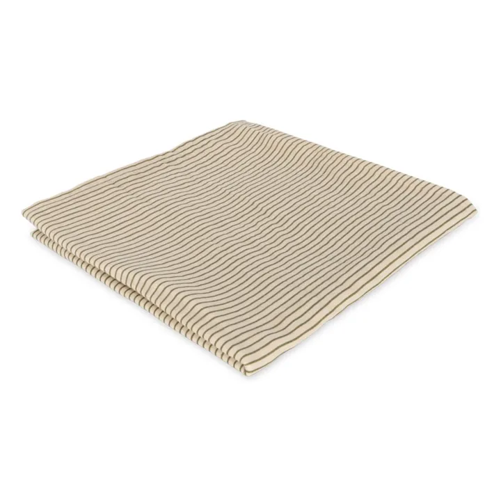Lange Tea Stripe | Vert kaki- Image produit n°0