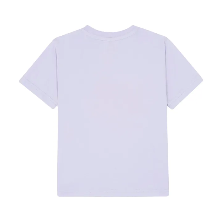T-Shirt en Coton Bio | Lilas- Image produit n°2