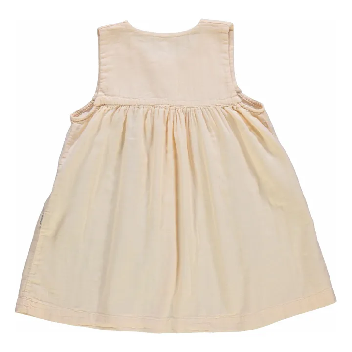Robe Agave Double Gaze de Coton Bio | Beige- Image produit n°2
