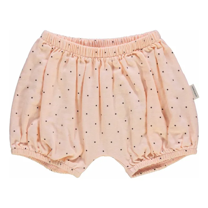 Bloomer Verveine Pois Double Gaze de Coton Bio | Rose- Image produit n°0