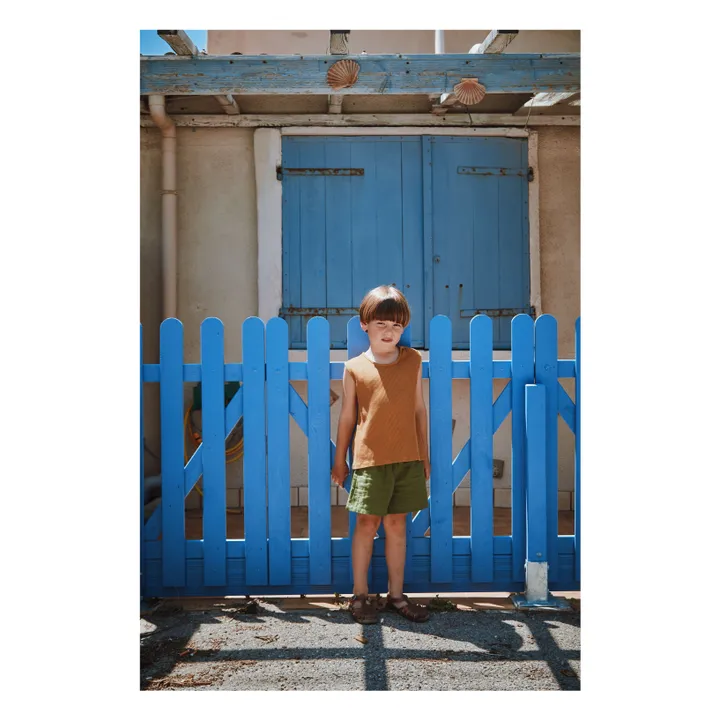 Débardeur Ceylan Côtelé Coton Bio | Marron- Image produit n°1