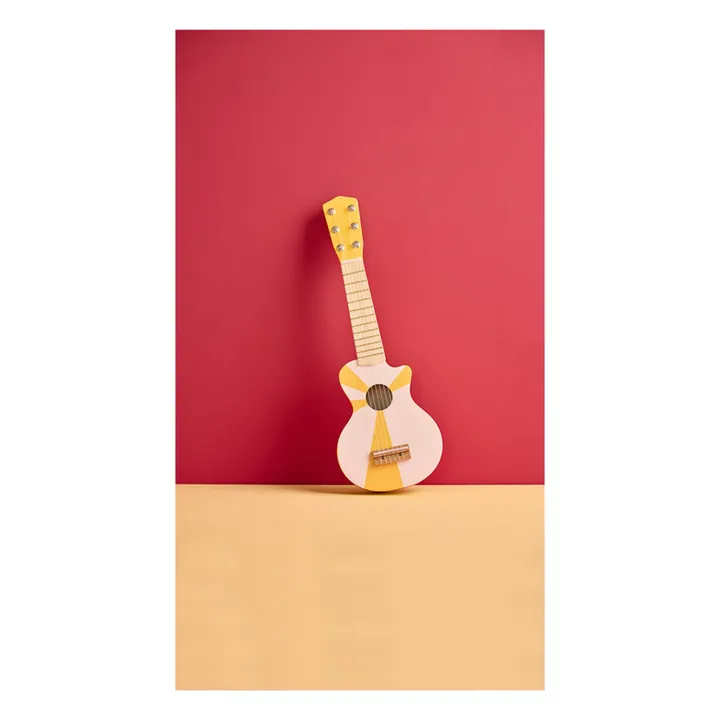 Guitare en bois | Jaune- Image produit n°2