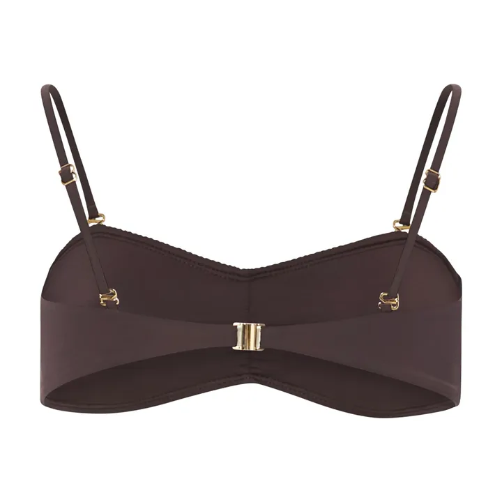 Haut De Maillot De Bain Bandeau | Chocolat- Image produit n°3