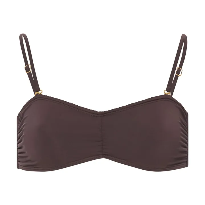Haut De Maillot De Bain Bandeau | Chocolat- Image produit n°0