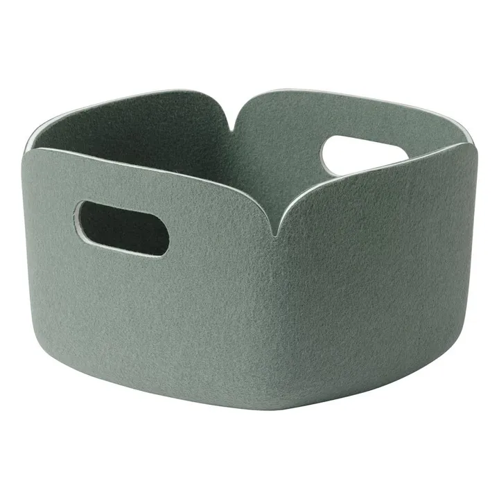 Panier de rangement Restore | Vert pâle- Image produit n°0