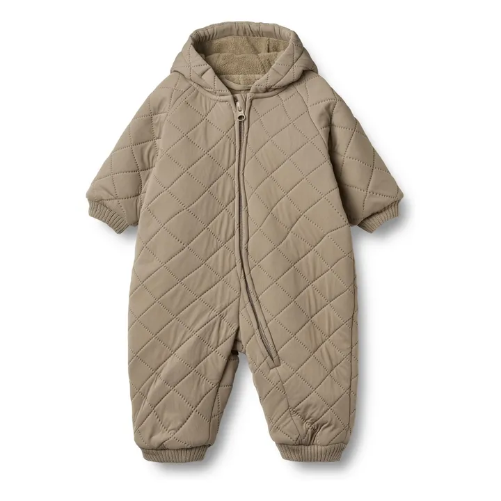 Combinaison Thermo Fibres Recyclées | Beige- Image produit n°0