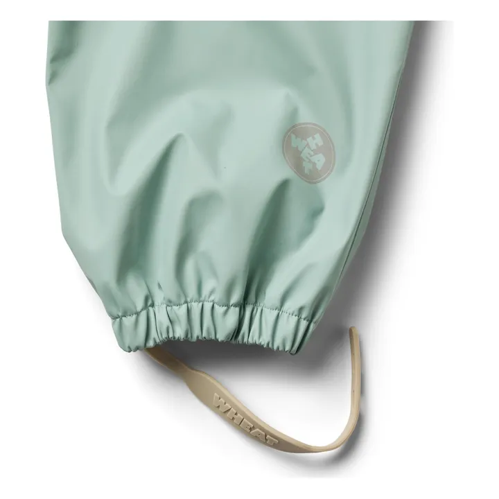 Salopette de Pluie Charlo Fibres Recyclées | Vert d'eau- Image produit n°2