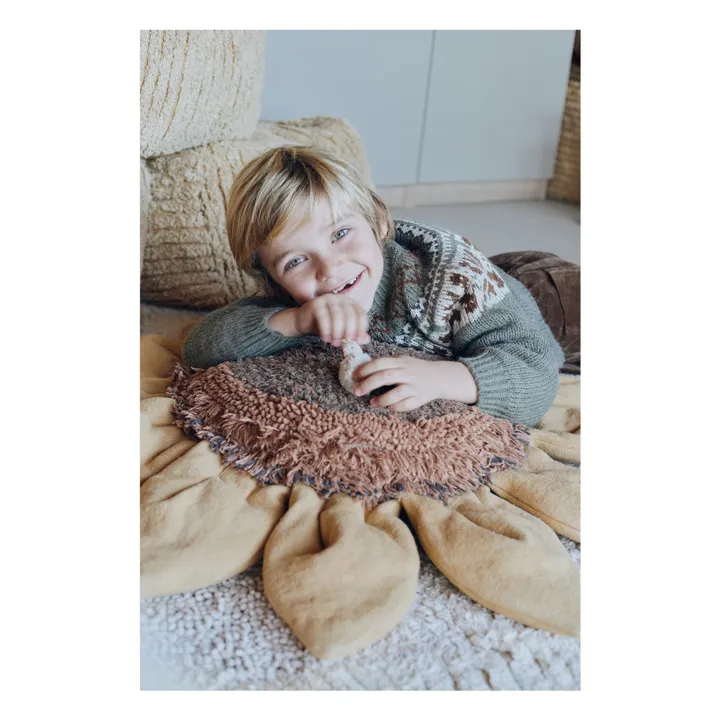 Pouf Tournesol | Jaune- Image produit n°2