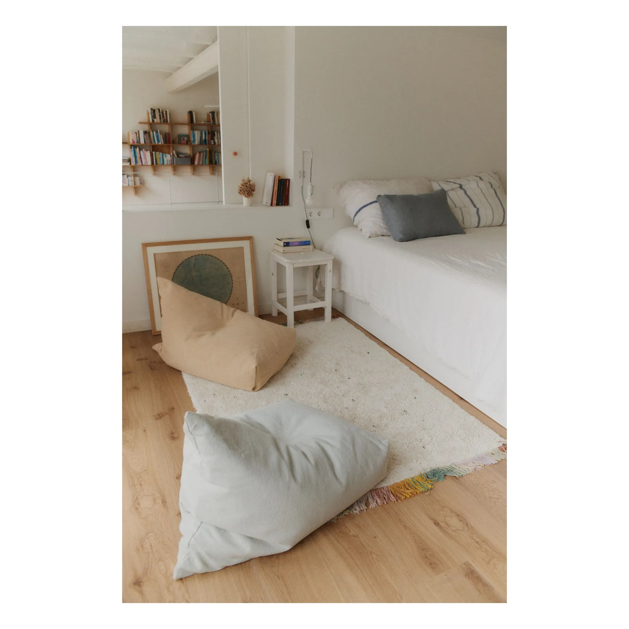 Pouf Cleo | Bleu Clair- Image produit n°2