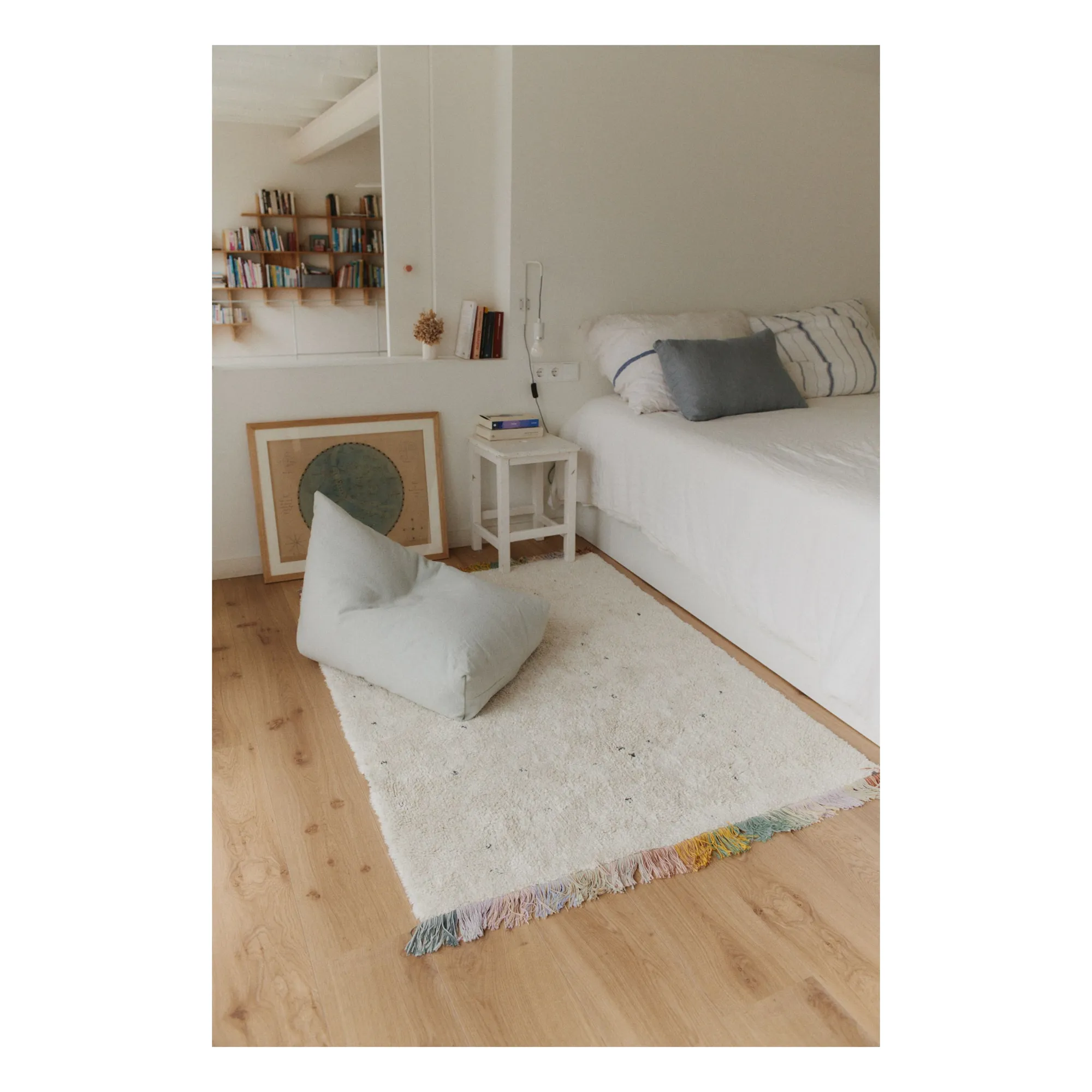 Pouf Cleo | Bleu Clair- Image produit n°1