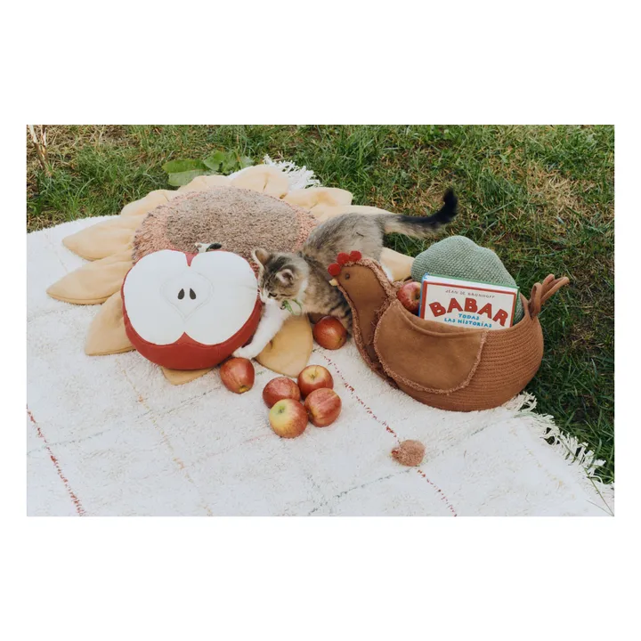 Coussin Pomme | Rouge- Image produit n°5