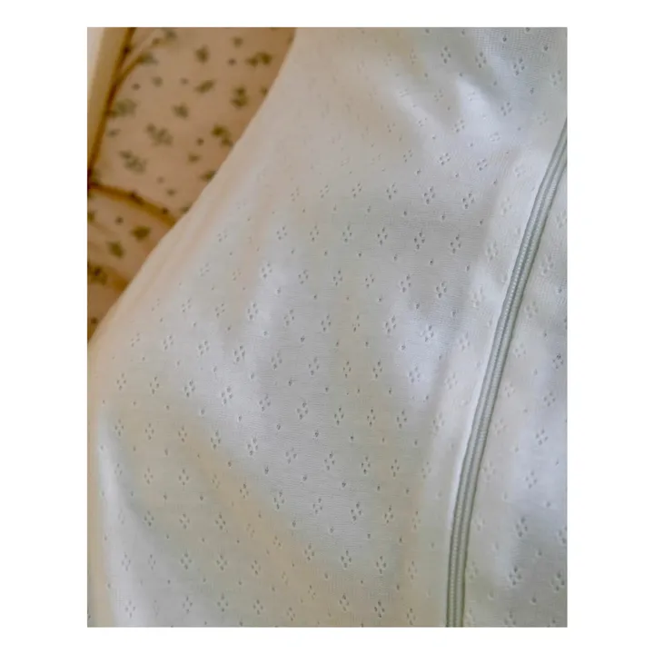 Gigoteuse d'emmaillotage pointelle | Ecru- Image produit n°6