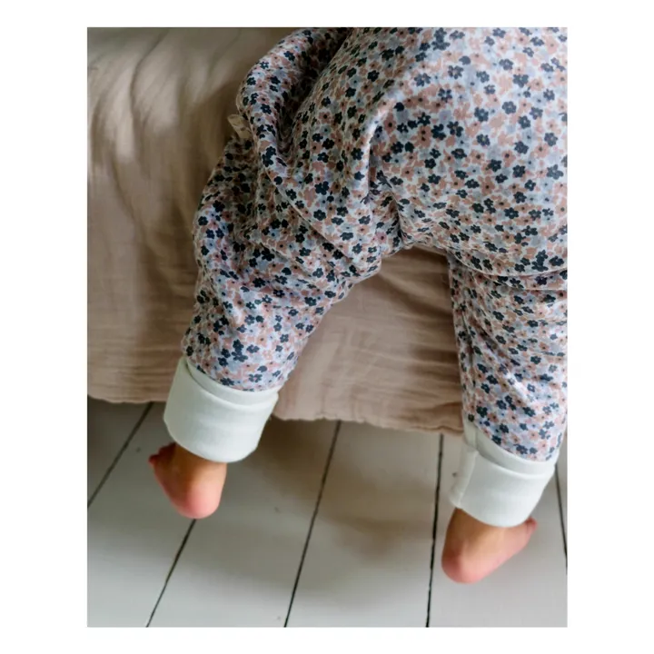Gigoteuse légère à pieds en coton bio | Violet- Image produit n°4